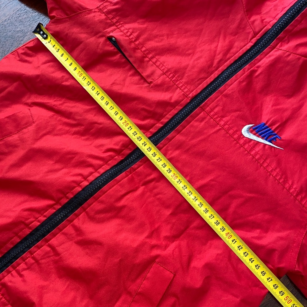 Nike Sz S - M Women Snow Jacket Windbreaker Fleece Inside Pocket Hoodie L@@K - Picture 6 of 9